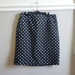 Merona polka dot pencil skirt